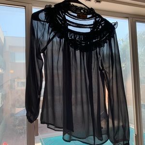 LF sheer blouse